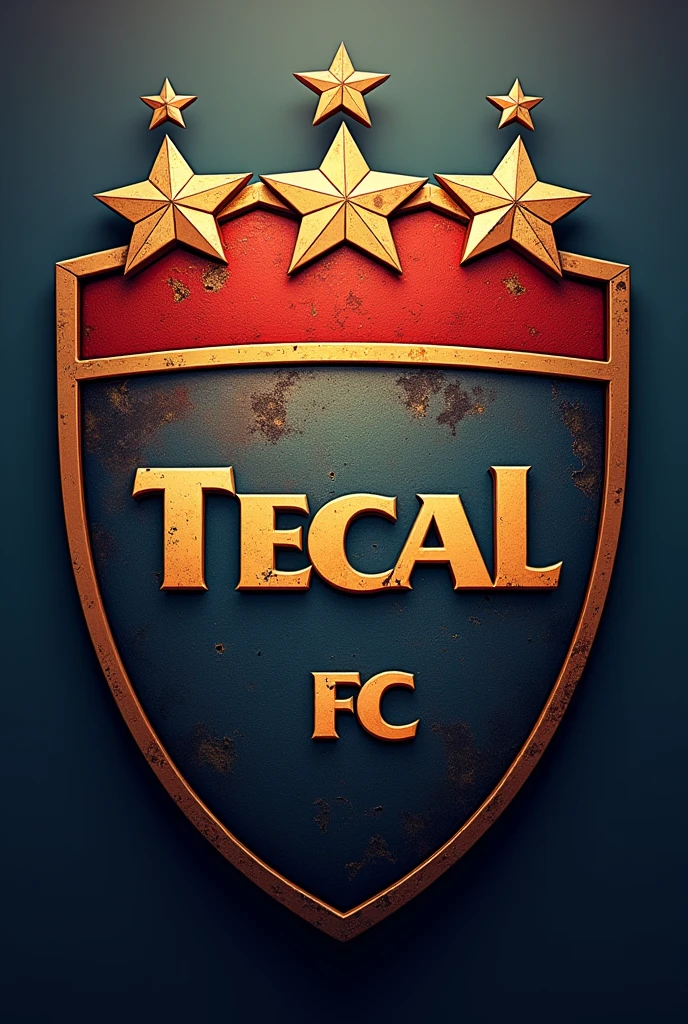 Football shield that says Tecal FC and has 3 stars and is from Panama
