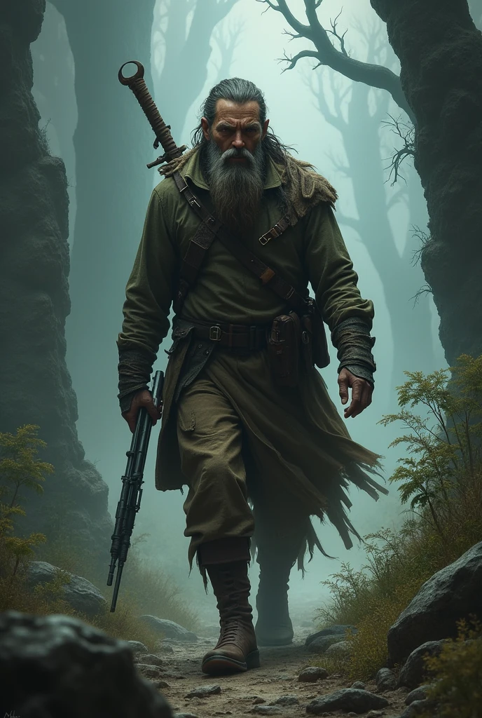 Um caçador para o RPG Call Of Cthulu