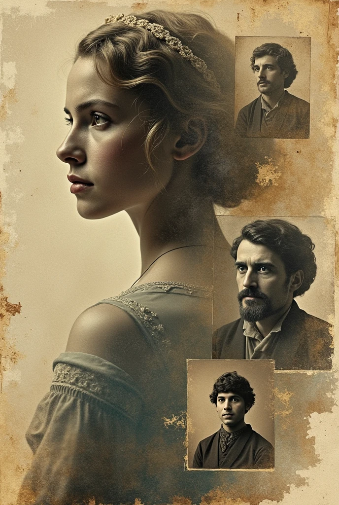 create an image from several old photographs 