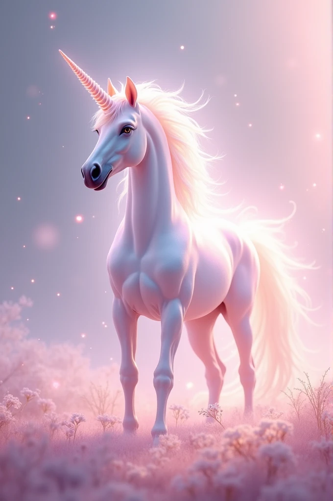 pink and angelic unicorn