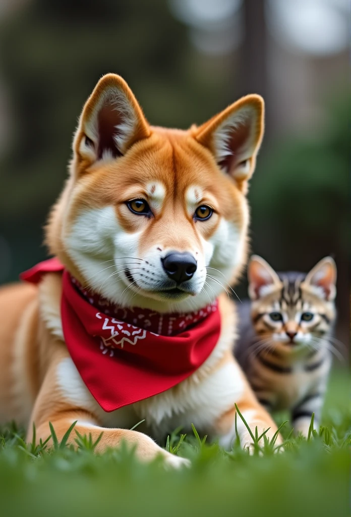 "Generate super high resolution images of chic cats, Um shiba inu com uma bandana vermelha. Use advanced macro photography techniques、Check out the inner details of your lawn, Barbarian, And expressive eyes.
Install the camera at peephole height, Create an intimate connection between the viewer and the canine subject. Grand Opening,Achieve a shallow depth of field, Make the dog stand out clearly against a slightly blurred background.
Improve lighting to highlight the texture and contours of your dog's body, Software included, Remove harsh shadows、, Welcoming atmosphere.
Scratch your dog in a relaxed position, But balanced, Show your flexibility and elegance. Capture the moment with natural movements, stretch, The beauty of pubic hair, wait., Conveying realism.
Implement post-processing techniques to improve image clarity, Contrast, Color balance, Protection on all sides, From intricate patterns to intense gazes of dogs, Rendered in stunning detail.
finally, Communicating the soft beauty and natural elegance of the Shiba Inu,, Capture the moment,Celebrate the uniqueness of your cat's curiosity and calm."