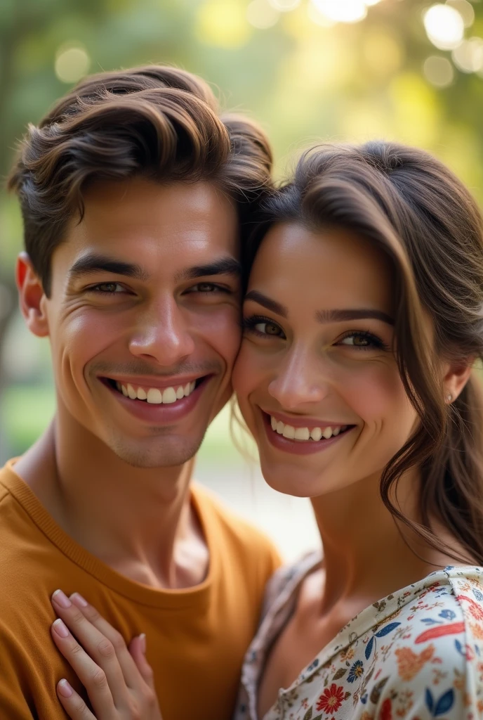 20 years old handsome guy picture with his beautiful mom photograph