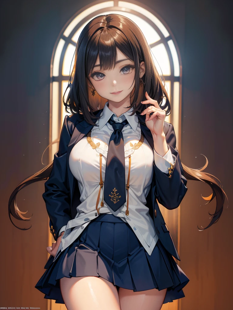 nudegirl，(((Masterpiece,Best quality,offcial art,Extremely detailed Cg Unity 8K wallpaper))) ,(Masterpiece:1.2, Best quality), (((Best quality))),(((Ultra detailed))),(((Masterpiece))),illustration, 1girll,Chinese, Slim figure,Students,indoor,Beautifully detailed eyes，Messy hair，Long hair, flipped hair，hair glowing，angle of view，((Blush)),((rough breath)),Black eyes,Perfect face,Small breasts,White school uniform,Perfect feet,uwabaki,Small waist,Side ponytail,,Head down，standing，white legwear，（nsfw），brunette color hair，Eyes are confused，duck sitting