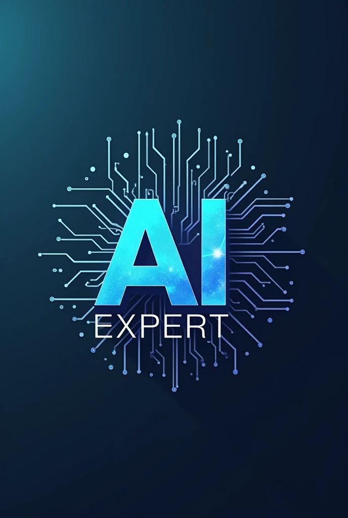 Design a logo for electrical and electronic engineering with the letters AI EXPERT.