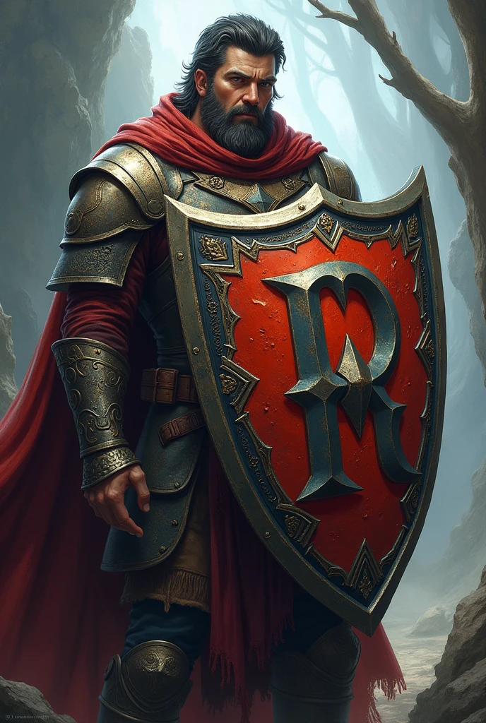 Remo's shield with the letter G in place of the letter C and the letter P in place of the letter R