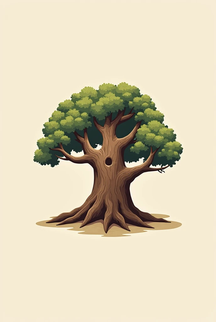 The logo of a company based on a tree trunk called guatemadera