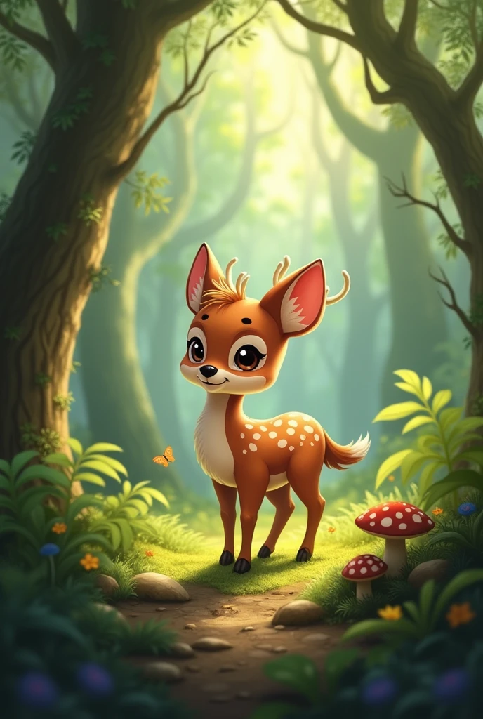Create the image of a pudú
