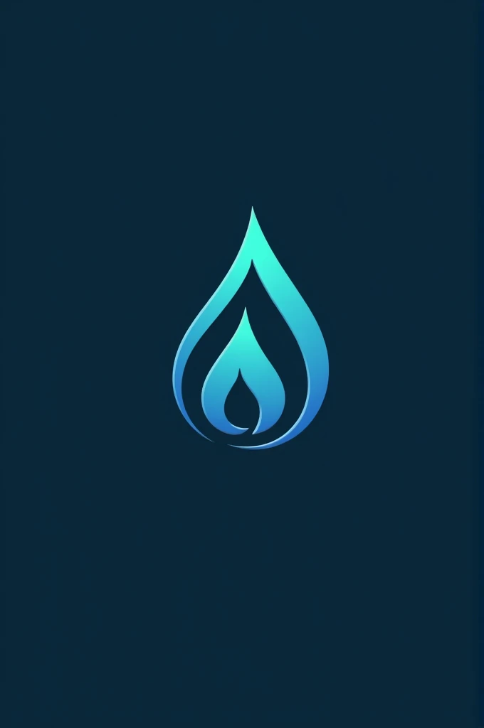 Create a professional logo for a gas and water distributor