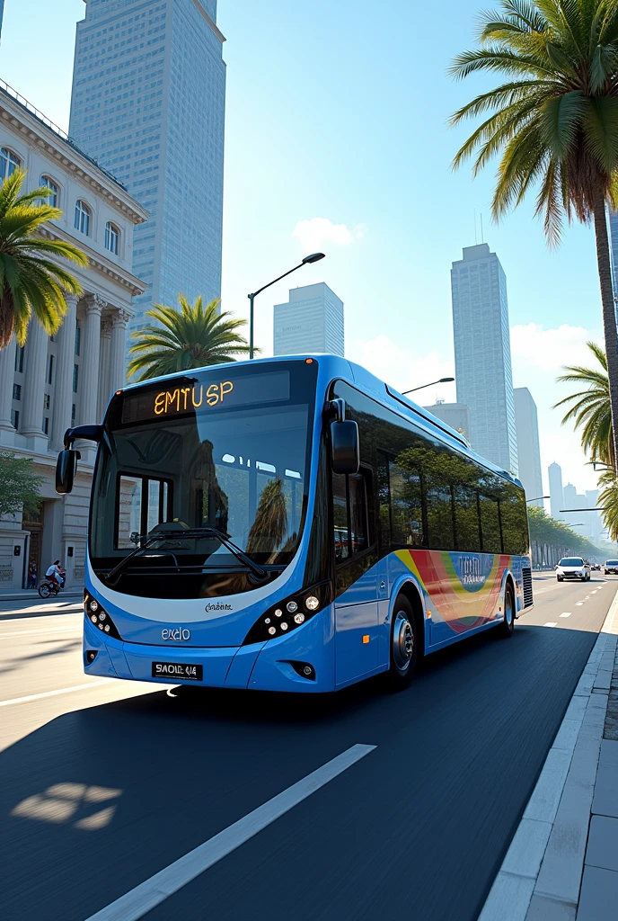 Image of EMTU SP Brazil bus