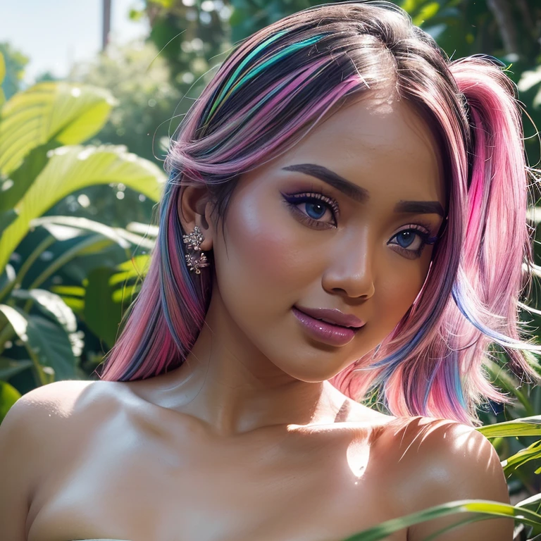 POV: Standing prostitute: 1.5 (((NSFW Girlsis naked and nude, pink tit's))), Realistic, 3 malay girls, hijab, face enhancement, face extra large zoom, selfie, look up, stare at me, cleavage emphasis, smile, sit on bed, wear pastel color Lace Satin Cami Night Dress, Aesthetics of the female body in hijab, Serene setting, Sunlight filtering through leaves, Beautifully detailed clothing, intricate hijab patterns, Cultural immersion, Ethnic diversity, Feminine elegance. 3D Octane rendering, ray tracing, super detailing viewer, close-up.Malay girl with hijab, Eye makeup (((highest quality)), (super detailed), 2 girls, (iridescent hair, colorful hair, half blue and half pink hair: 1.2), (Gorgeous Malay Girls: 1.2), outdoor, bangs, smile, sky blue eyes, perfect hands, perfect hands, hand details, corrected fingers. Earrings, big breasts, high quality, ultra detail, 8k, action pose, cinematic lighting, lot of smoke effect, dramatic action, fighting pose, style raw, 35mm lense, low angle Shot, Deep Focus cinematography effect, Natural Lighting, cool-toned color grading, high quality, ultra detail, 8k resolution, using Canon EOS C700, Best quality, high resolution, Masterpiece: 1.3, Beautiful Malay hijab girl, Masterpiece, Soft smile, Realistic, Charming eyes, Glowing eyes, Parted lips, Modest attire, Malay traditional hijab, graceful figure, Aesthetics of the female body in hijab, Serene setting, Sunlight filtering through leaves, Beautifully detailed clothing, intricate hijab patterns, Cultural immersion, Ethnic diversity, Feminine elegance. 3D Octane rendering, ray tracing, super detailing viewer, close-up.Malay girl with hijab, Eye makeup (((highest quality)), (super detailed),