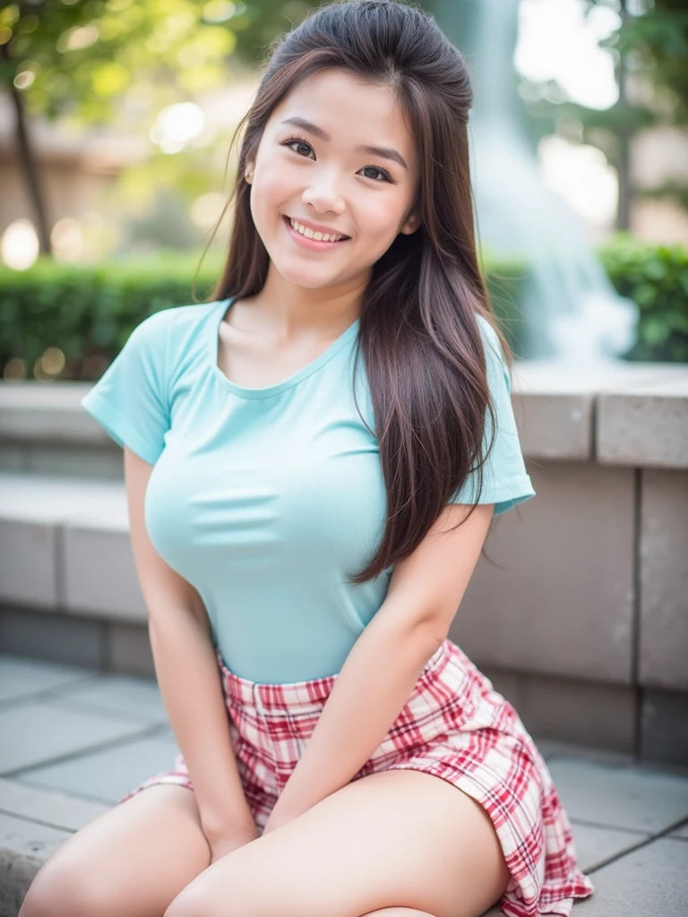 best quality, masterpiece,intricate detail, depth of field,highest quality,extremely detailed,high res,4k,ultra high res,detailed shadow,ultra realistic,realistic,dramatic lighting, 1 filipina girl, solo,detailed face,detailed eye,realistic skin,narrow waist,lace, lace trim,dress,delicate pattern, intricate detail, upper body shot, curvy body, brown skined