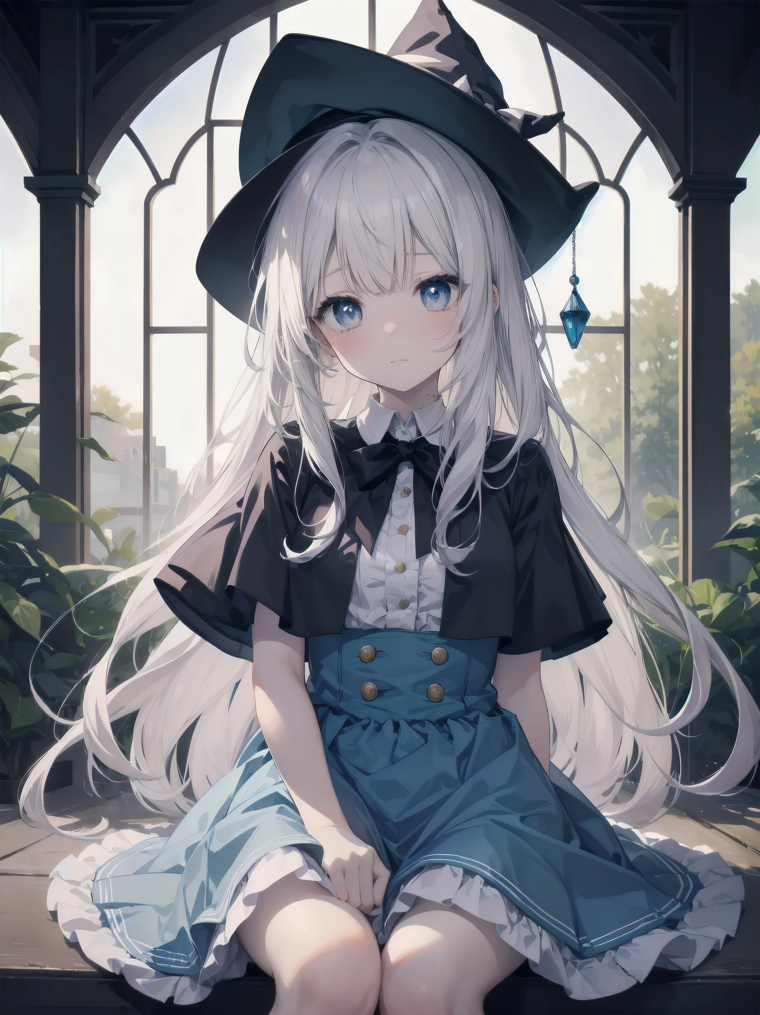 🎶, (🧙‍♀️), ✡, ✨(black hat), , Alice in Wonderland, Alone, very beautiful, cute, adorable, embarrassed, alone, blue eyes, white skin、look at viewer、looking up,kawaiitech, pastel colors, kawaii, cute colors,Alice in Wonderland, alone, very beautiful, cute, adorable, embarrassed, alone, blue eyes, white skin,skirtlift