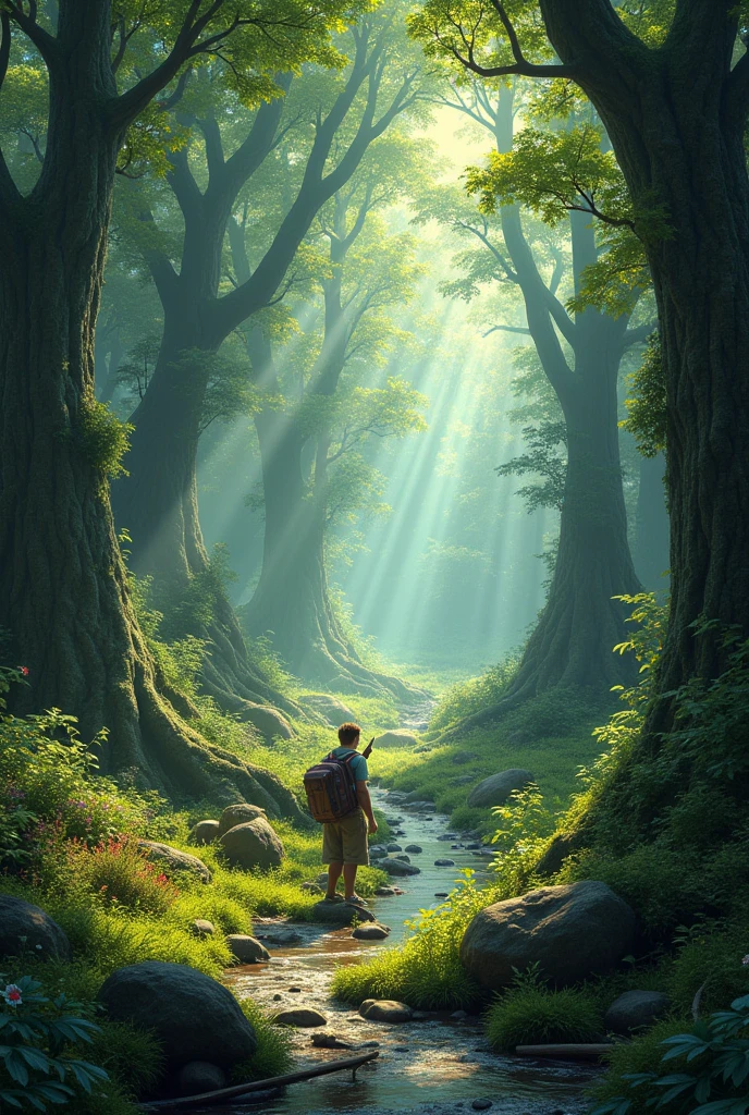 I want a realistic RPG forest