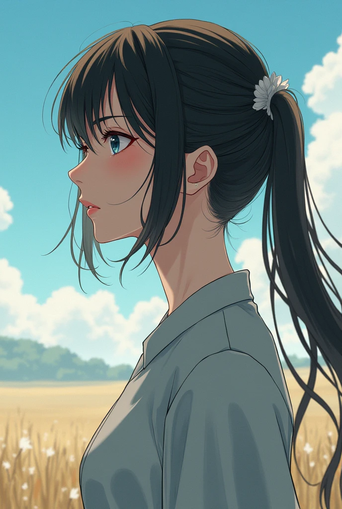 1 Girl, Solitary, Chizuru, More self-restraint style, high resolution, HDR, (((, masterpiece))), Ultra-detailed illustrations, [Extremely detailed face], (Cowboy shooting)