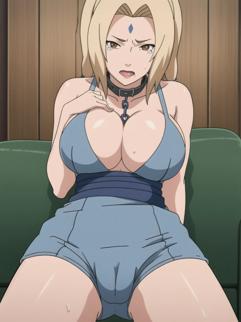 open your mouth wide,View your viewers,((lingerie, skinny jeans)),long knee high boots,((tsunade)), ((tsunade milf physique)),(Forehead mark ), ((high twintails)),blondes, eye, smile, from the front,Huge breasts,Thick thighs,((Sharp details High resolution body parts Perfect body parts )),Blushing,(Sad expression),(In underwear),((shaped legs))Beautiful white skin with a pinkish tint,4K,8k,16K, Look at this,Textured skin, camel toe,Embarrassed face,, areola,be defeated,Subjective,Take off your clothes, My body is all wet,Nipples,Collar: pubic hair,open your mouth wide, too small underwear, lift the chest, My crotch is soaked,tears, My crotch is wet, Pussy hair is wavy, Crying,Chest is drenched and wet,Sobbing, It's hitting the crotch, A stick is hitting my crotch,Crying loudly, The collar is connected with a chain, put your hand on your crotch, sweaty,I can stare at my crotch,Show your tongue, female,My crotch is wet,Crotch hair,rabbit ear,long tongue, drool,Drooling, drip water from the mouth, give a lot of tongue,Pussy, press your chest together, Look up and open your mouth wide,Lick, ruffle underwear,saliva, large amount of saliva, Covered with saliva, beef curtains, A lot of saliva is dripping, heavy breathing, protruding pubic hair, string pulling, lick the stick, heavy breathing, Water gushes out of the pussy, My body is shiny,areola, stick in front of crotch, The inside of my mouth is soaked with saliva,Half Eye(Filmography), micro pants, There's a lot of juice in my crotch, stick out one's tongue, too big boobs, Water comes out from the crotch,big peach butt, stick out your butt,spread legs, view from behind, stick between breasts, Please hold that stick between your chest, There's a thick stick in front of my chest, hand between breasts