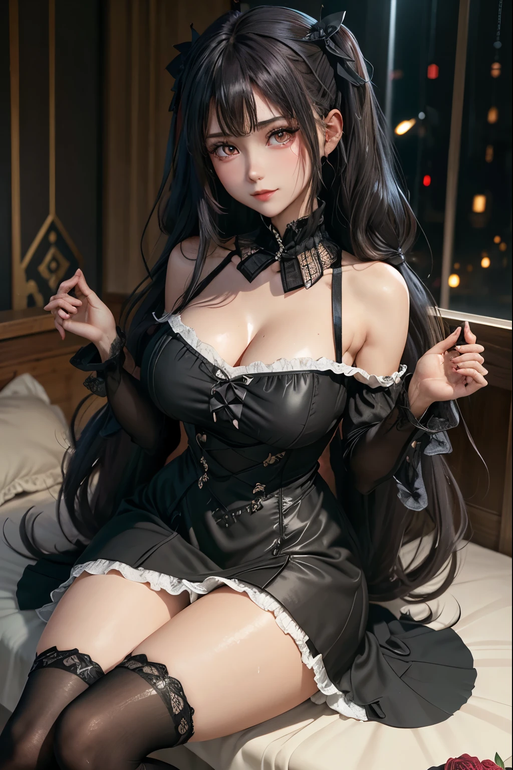 ハードなDark Gothicメイク、Black dark eyeshadow、sad、Good skin radiance、Dark Gothicメイク、Dark smile、palace、The beauty of fragrance、24-years-old、Expressions of intense sexual pleasure、Embarrassed look、Dark Gothic、Highest quality、Expression of sexual pleasure without pain、Drunk face、Purple maid outfit、mysterious、noble、Loving smile、Twin tail hair、Right eye is blue、Left eye is red、Super tempting pose、Platform heel shoes、Heavy makeup、Gothic Clothing、Silver Hair、Long Hair Straight Hair、Cute Gothic Dresses、Beautiful Face、Elegant face、Attractive face、Stained glassの背景、Chest glistening with sweat、The room is dark、goth long dress、Bell Sleeves、Wizard Sleeve、Decadent look、Sexually excited expression、Wet shiny thigh water、Thighs that are wet and shiny with oil、Background of a room full of roses、Sad look、Rose Maiden、The embroidery is pink、The dress has pink embroidery.、Thigh-high socks、Knee-high socks、Gentle expression、Dark black eyeshadow、Stained glassとバラの背景、Thighs are a little thin、Female Duo、Female couple、dark church background、Stained glass、Black metal world、Dark Castle、Dark Room、Slender body、gothic long dress、Victorian dress、Small breasts、The bed is covered with roses、Her thighs are shining with sweat、My body is wet and shiny、There is a lot of glitter on the thighs、I am sweating、My thighs are sticky with sweat.、My thighs are glistening with sweat、My whole body is sweaty and shiny、I sweated a lot.、My thighs are sweaty、My wet thighs are glistening with sweat.、There is a lot of sweat shining all over my body、Slender body、Sit on the bed、Beautiful legs、Outstretched legs、Hands on the bed、Super beautiful straight hair、Straight hair to the ends、Straight Perm Hair、Show off your glamorous thighs、Ass on the bed、Sitting with legs wide apart、Thighs are a little glamorous、facial expressions during masturbation、