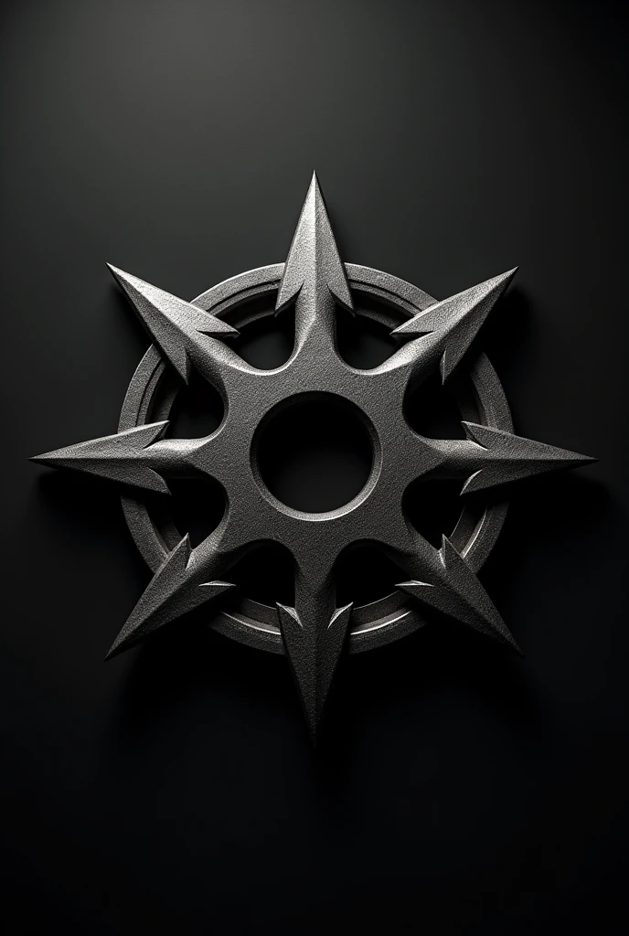Gear symbol with 8 points solid image reckless