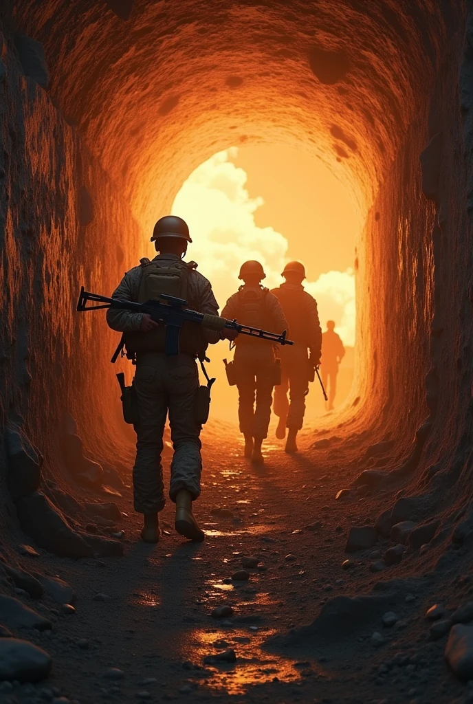 Qassam fighters managed to lure a Zionist force from the engineering unit into one of the tunnels that had been previously booby-trapped in the area of the military sites east of the city of Deir al-Balah in the central Gaza Strip. As soon as they arrived inside the tunnel, it was blown up, killing and wounding them.