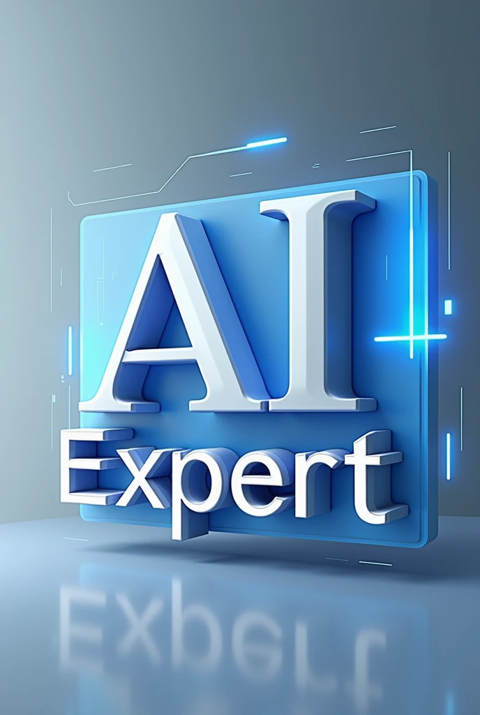 logo for ai company text "ai expert"