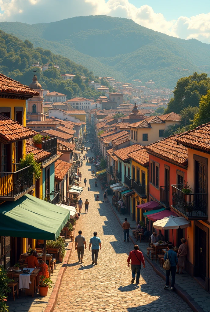 Geographical space of Ouro Preto city