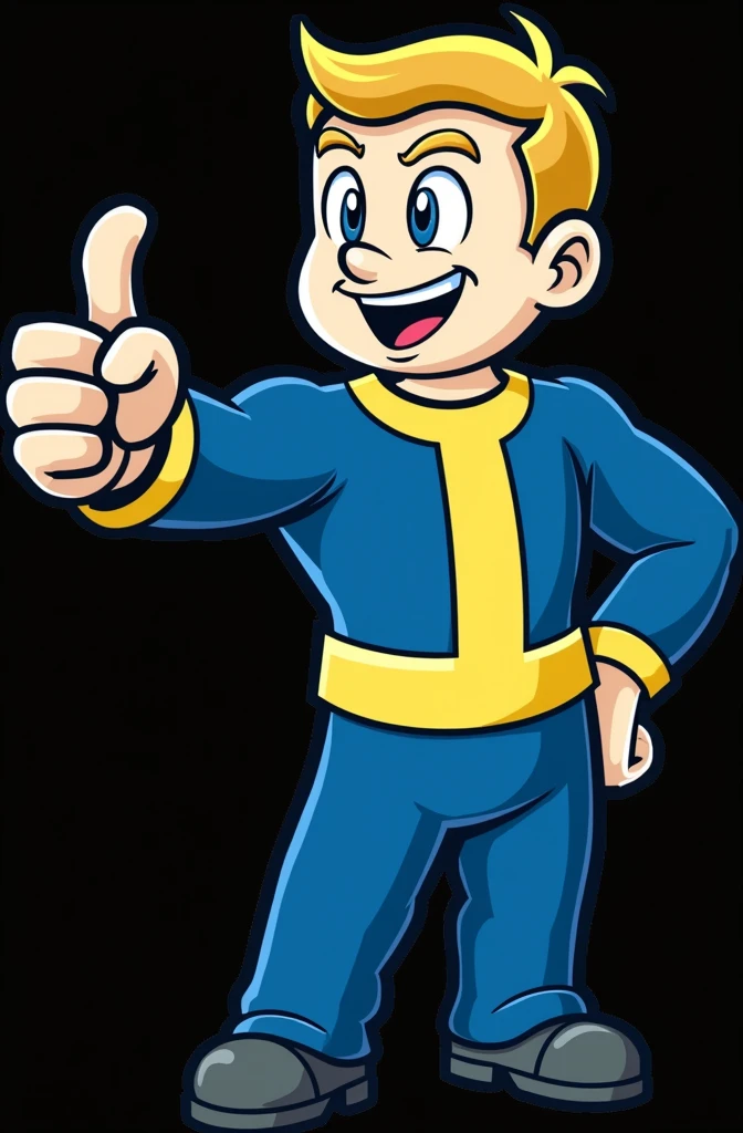Create a mascot with a black hair uniform with the word kingdom steel written on the uniform