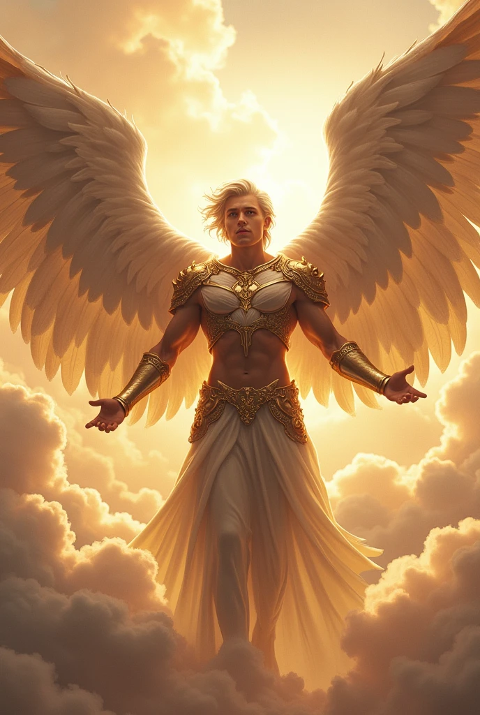 A 4-winged male selestial angel