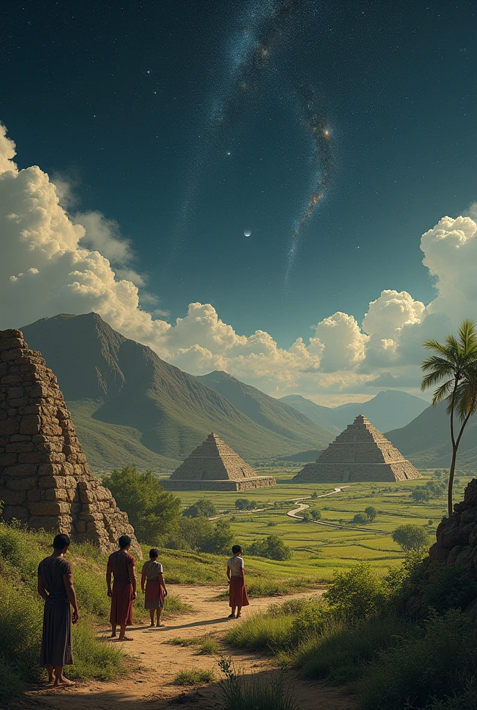 Using astronomy for agriculture Caral