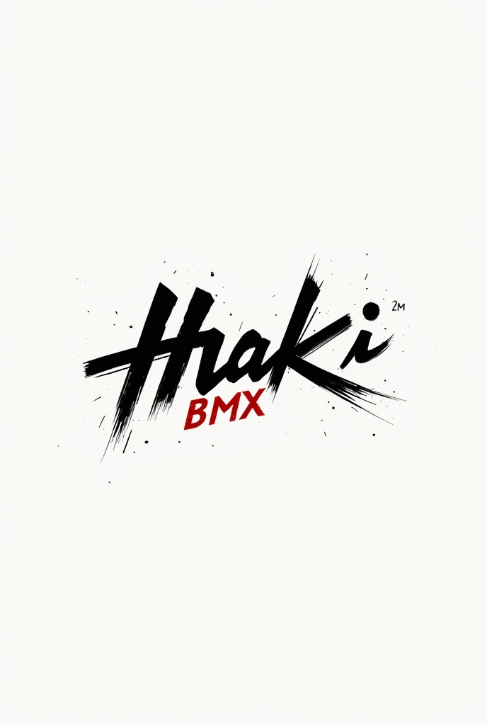 A signature like logo style with the name Maki bmx
