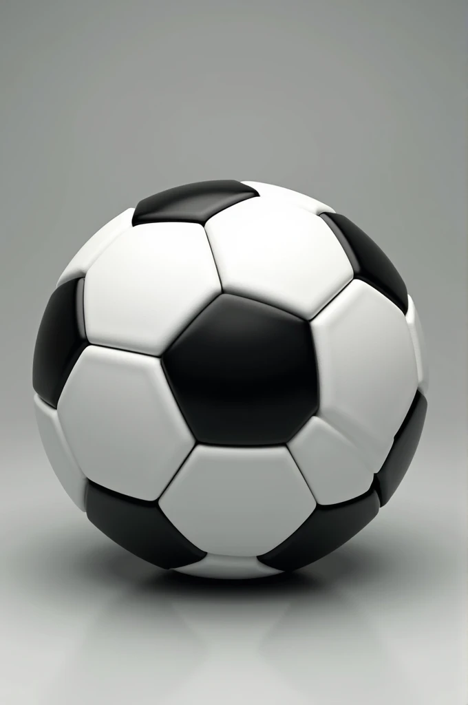 Soccer ball with a diameter of 12 centimeters