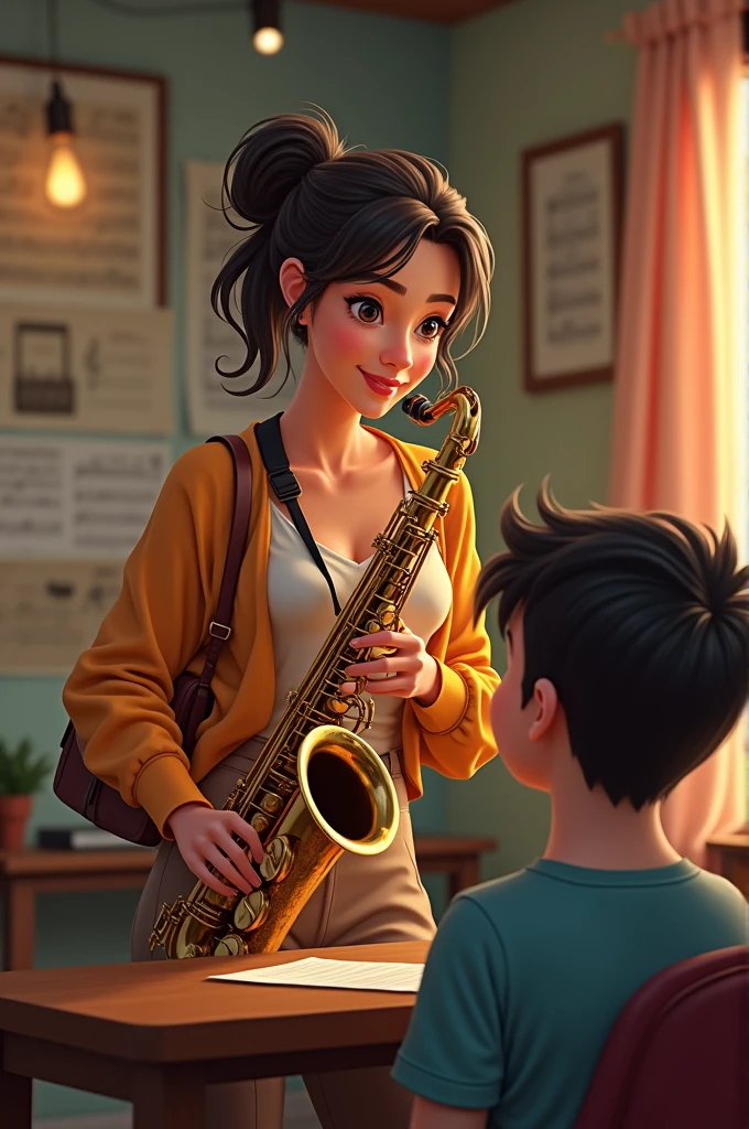 Sax Teacher Girl