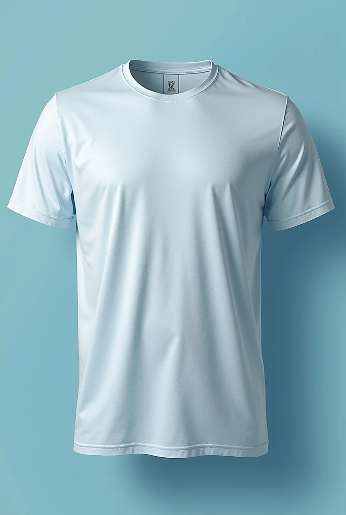 A t-shirt for my family, light blue and white