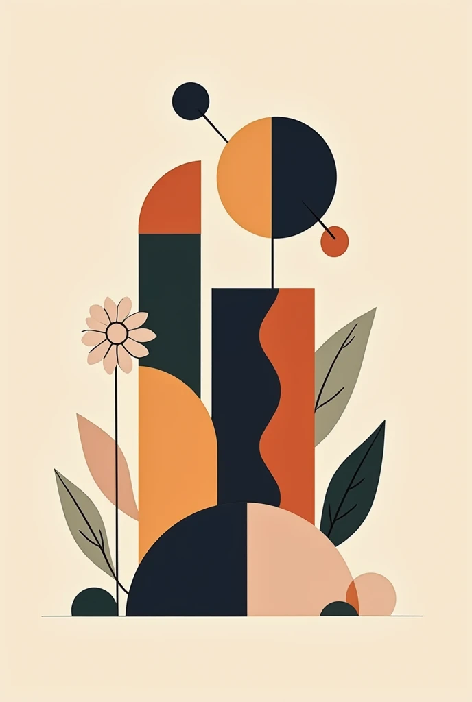 Create a very easy-to-make drawing of Modernism 