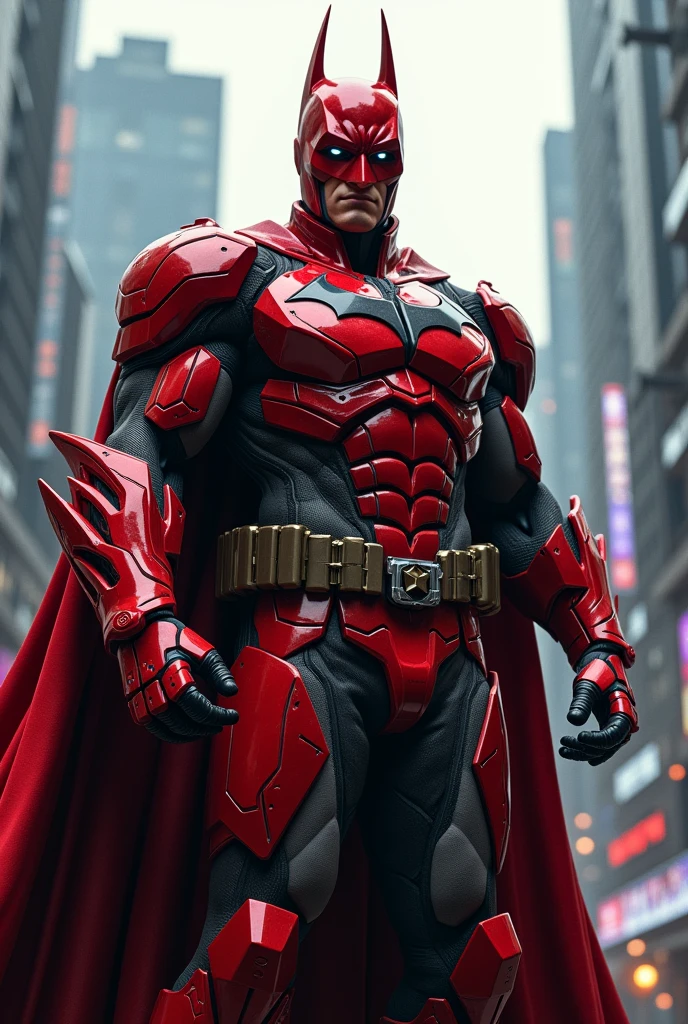 Batman, futurist, red
