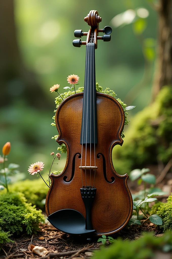 Violin made of twig