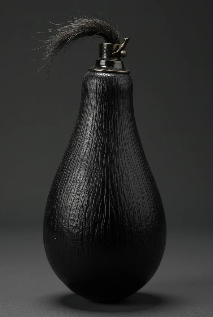 A black penis with hair