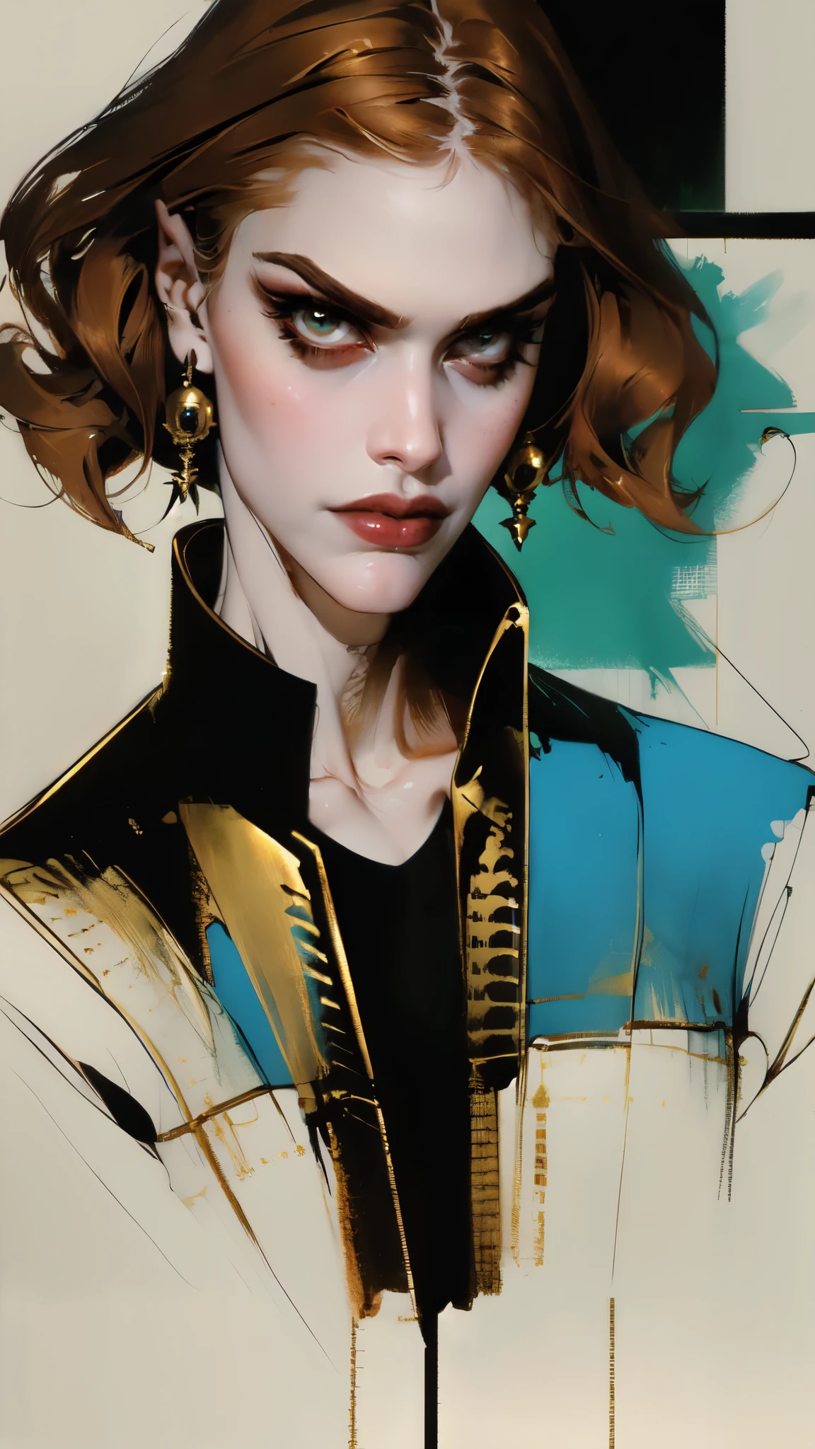 (masterpiece:1.2, best quality:1.2, extremely delicate:1.2), ((Alexandra Daddario:1.2)), a young women with long slightly curly brown hair, a well-defined face, intense eyes, a thoughtful expression, brown skin, tall and athletic build, a futuristic fantasy-style blue and black short-sleeved tight-fitting wetsuit, matching trousers, wrist guards, she sits leisurely on a seaside rock, this character embodies a finely crafted futuristic fantasy-style swimmer, exquisite and mature photography, photorealistic, goddess, feminine, porcelain skin, dramatic, high definition, highres, ultra-detailed, ultra-fine painting, professional, perfect body proportions, golden ratio, anatomically correct, symmetrical face, extremely detailed eyes and face, high quality eyes, creativity, RAW photo, UHD, 32k, Natural light, cinematic lighting, (masterpiece-anatomy-perfect:1.2)