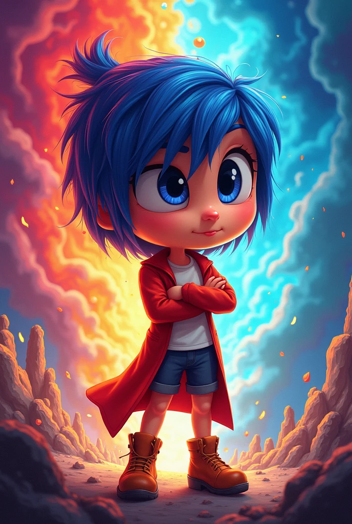 A character of an embodiment of determination like from inside out