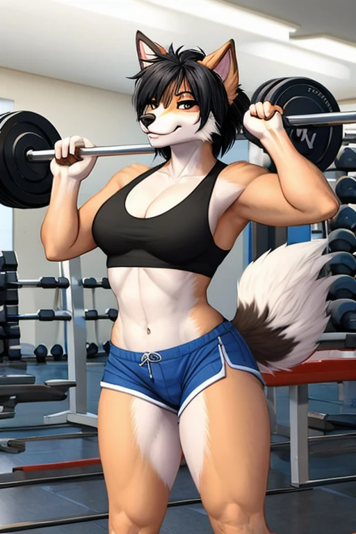 Collie short shorts gym