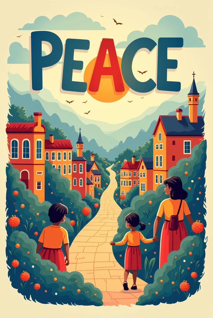 For NSTP, Create a generated image slogan that promotes PEACE in your community be creative