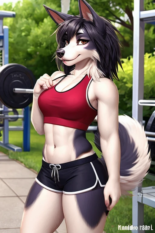Collie short shorts gym