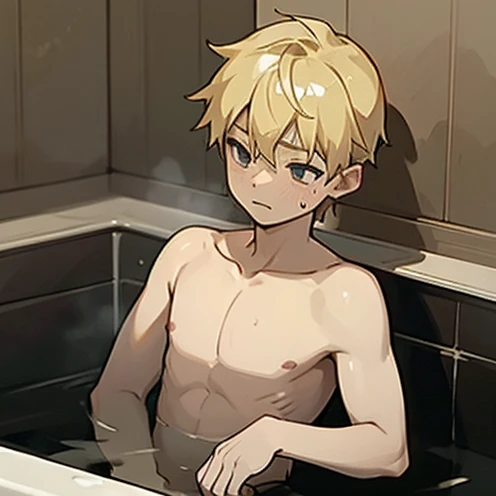 blond, cute boy, boy taking bath, Dick, 年輕的Completely naked男孩, Shame, Dick cum, Completely naked, Shota,Full body picture , Bath glans