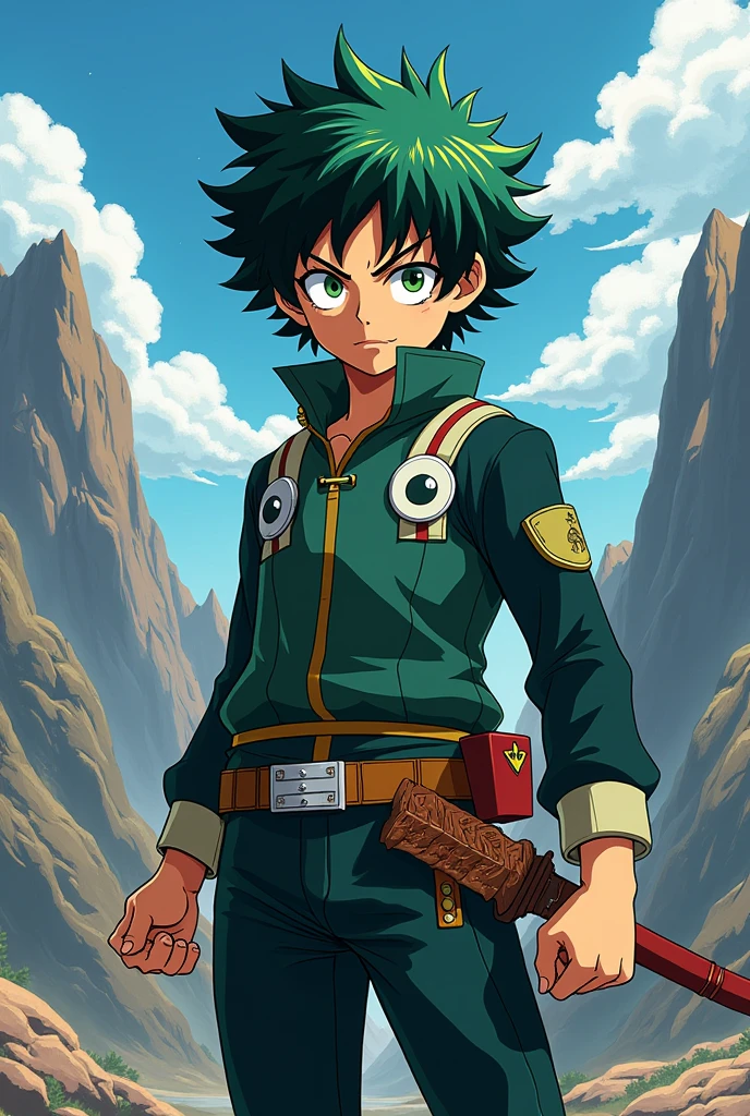 Fusion of the characters tanjiro kamado and mydoria