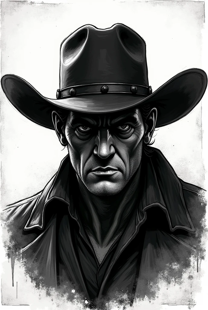Wanted poster for black and white