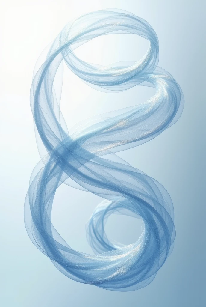 three spirals that seek to meet and represent the movement of the wind and the fluidity of the air. Each spiral is filled with a color ranging from light blue to silvery gray., symbolizing the diversity and complexity of the air forces.