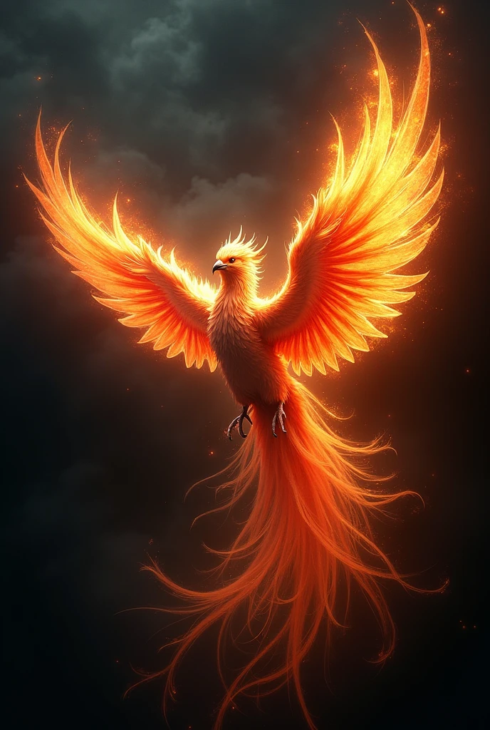 Create another one with a black background and the highlight being the phoenix with half shadow and half fire.
