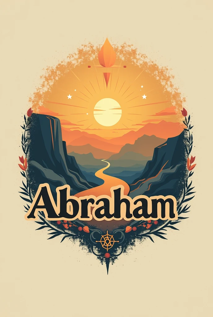 Logo the name of Abraham 