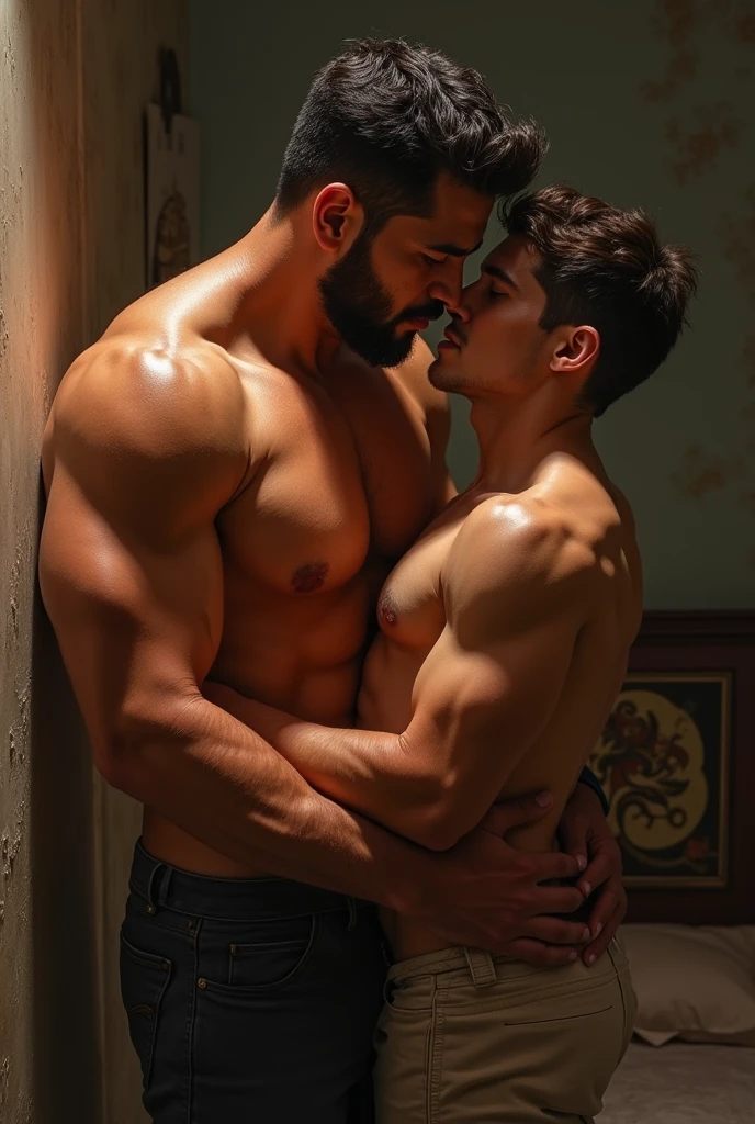 Gay mexican putting his huge dick into a man