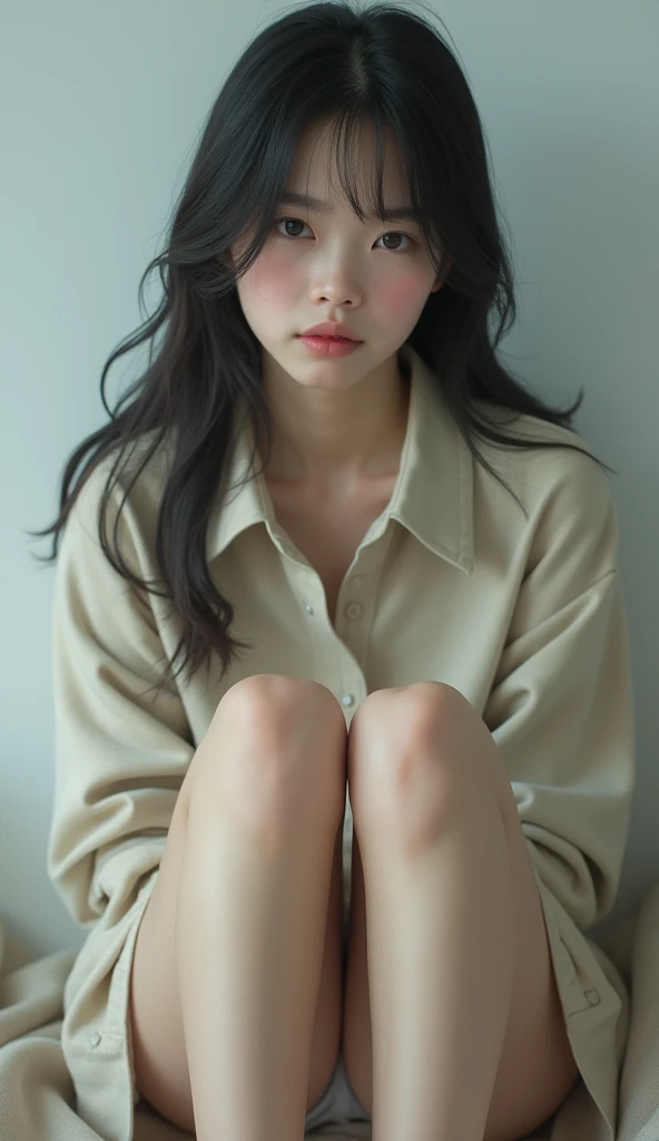 Korean exposed knees