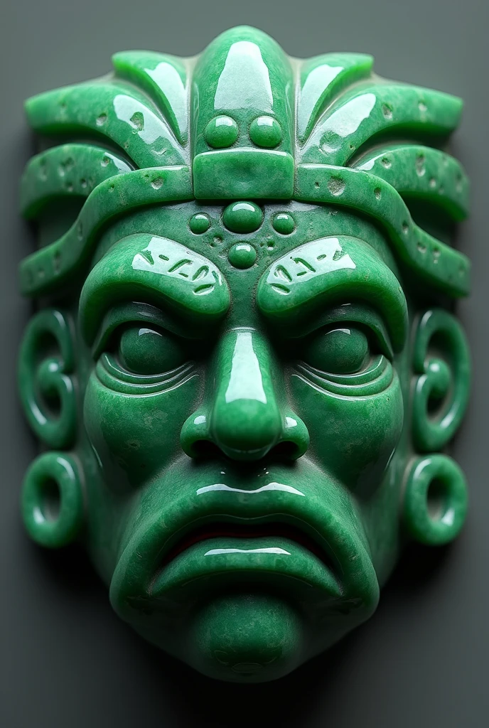 jade mayan mask emoji that is an emoji