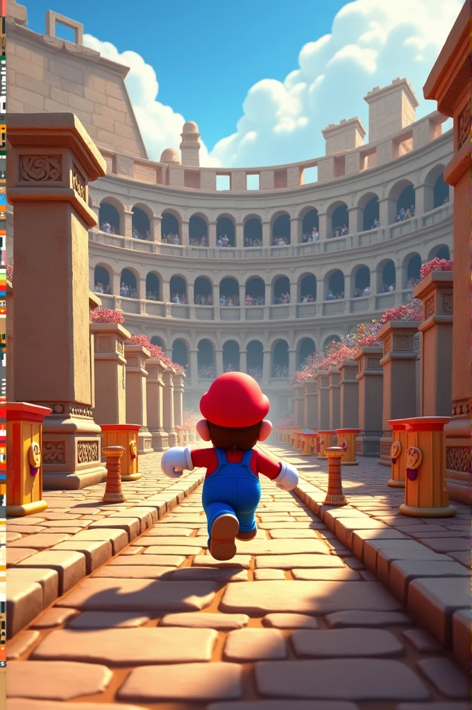 Mario Run style Coliseum